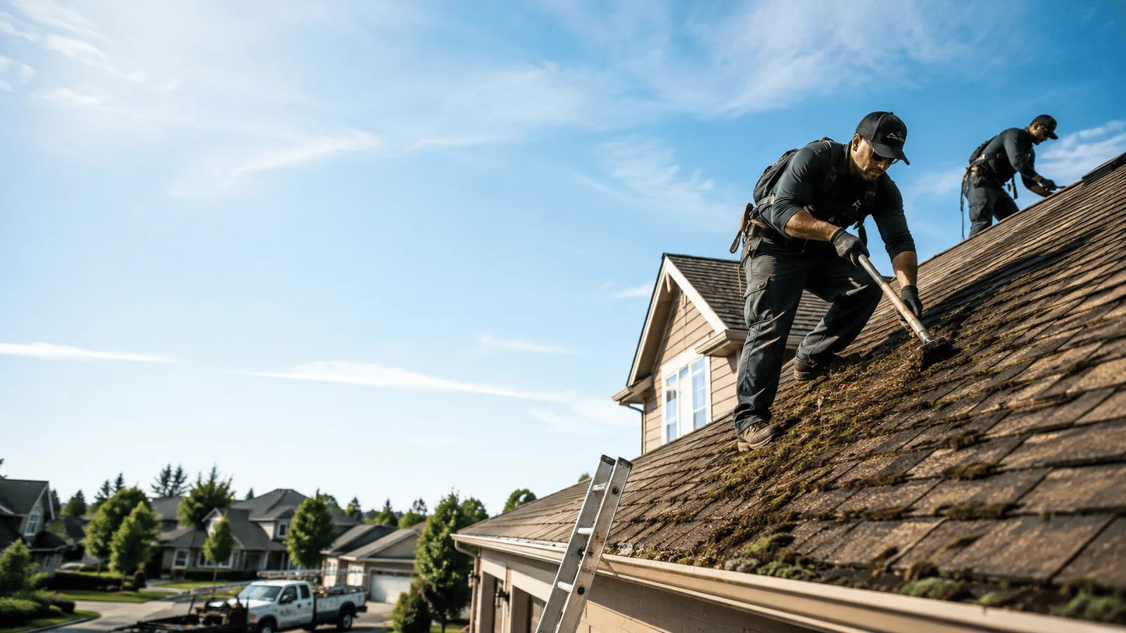Roof Moss Removal in Brockton, MA near me